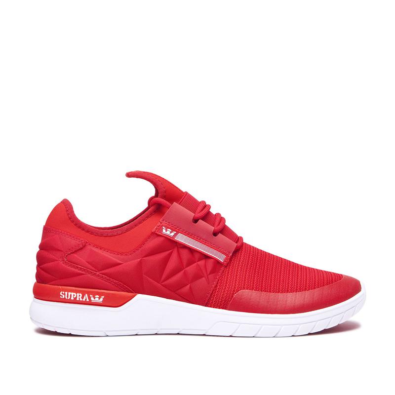 Buty Supra FLOW RUN EVO - Obuwie Do Biegania Damskie - Czerwone (EMLN-96037)